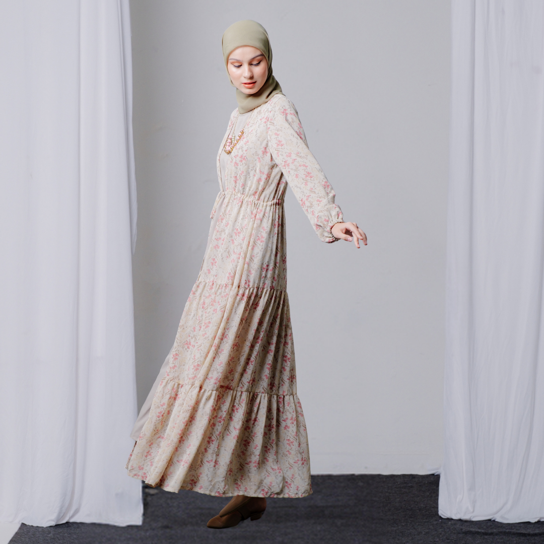 SIMPLICITY Flowy Floral Set Look Maxi Dress