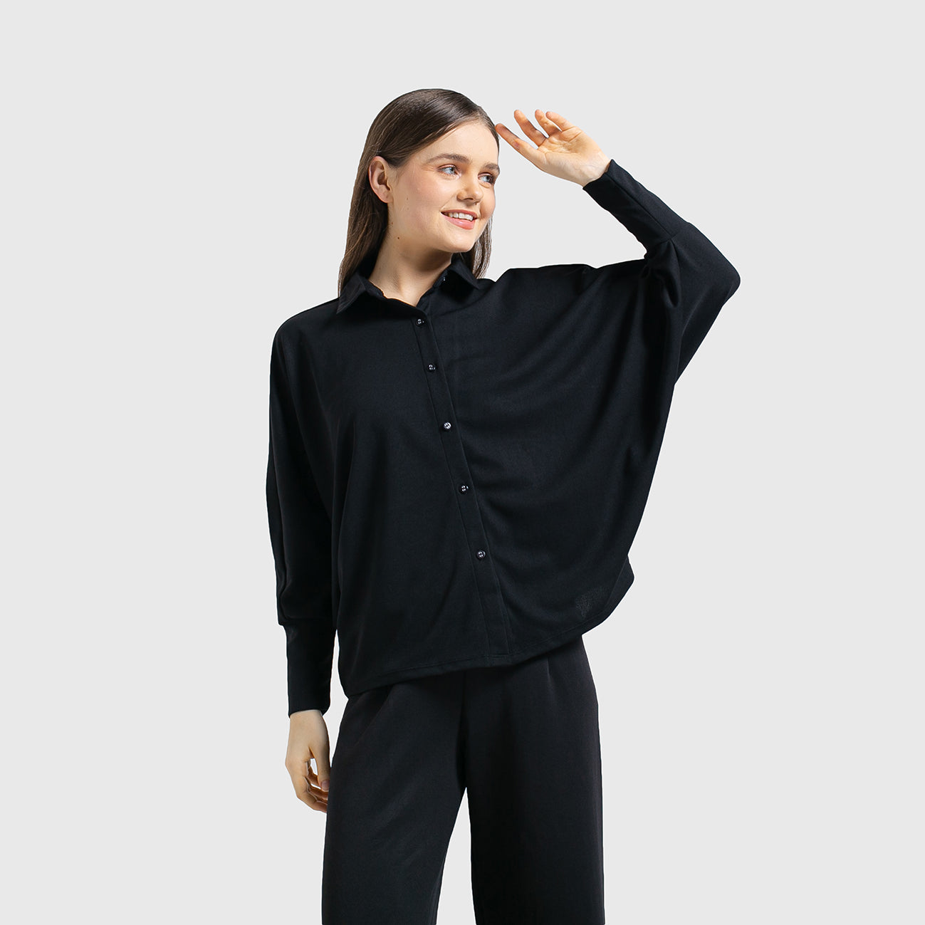 Simplicity 720 SIMPLICITY Batwing Knit Button Shirt – www.simplicity.co.id